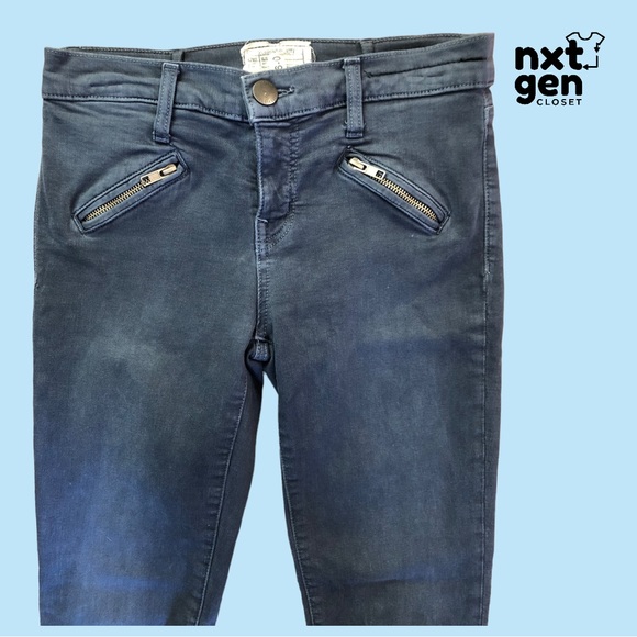 Current/Elliott Denim - Current/Elliott Women’s Hipster Skinny Side Zip Jeans